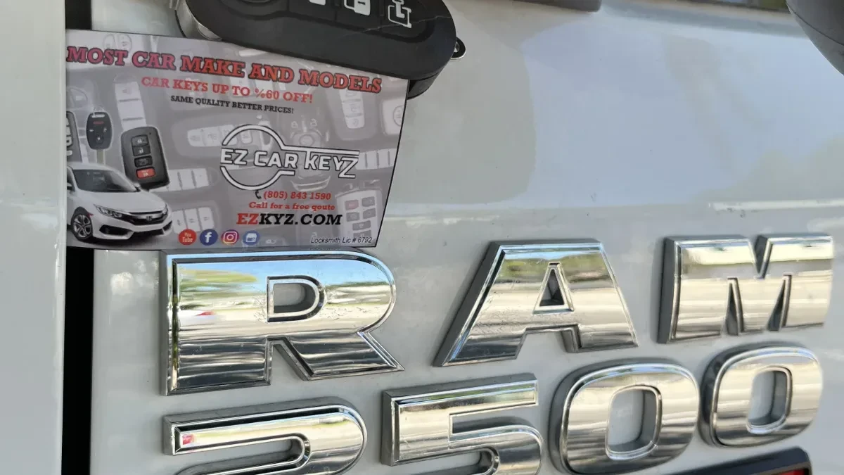 2023 Ram 2500 key replacement at half the dealer price in Solana Beach CA