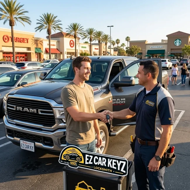 Ram 2500 key replacement in San Diego County