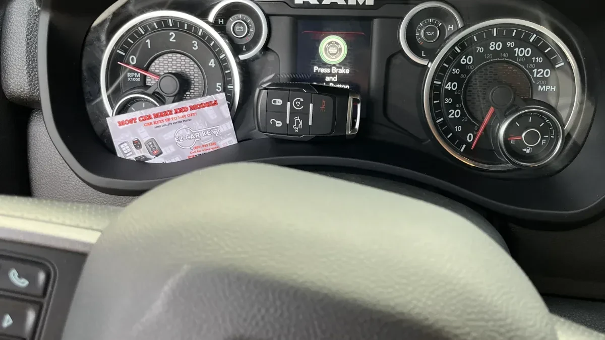 On-site 2022 Ram 3500 car key programming in San Ysidro CA