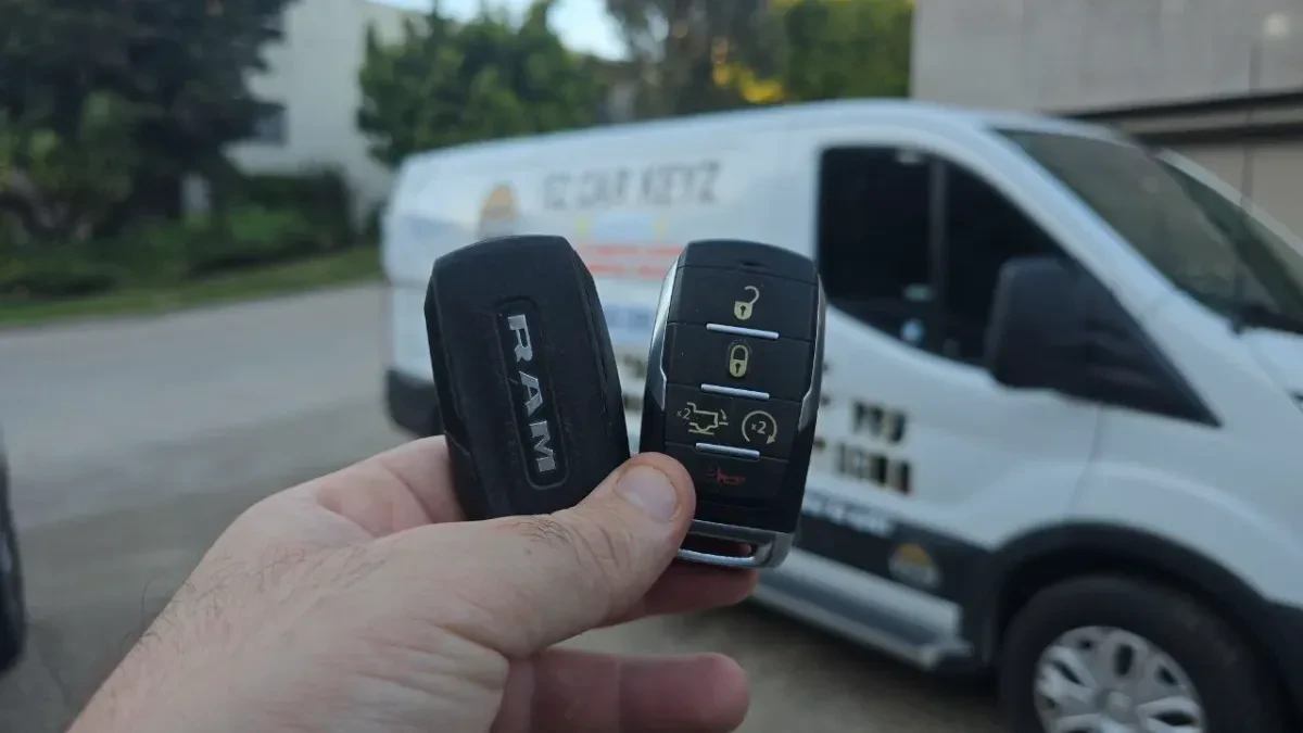 Mobile 2023 Ram 3500 key replacement at your location in San Marcos CA
