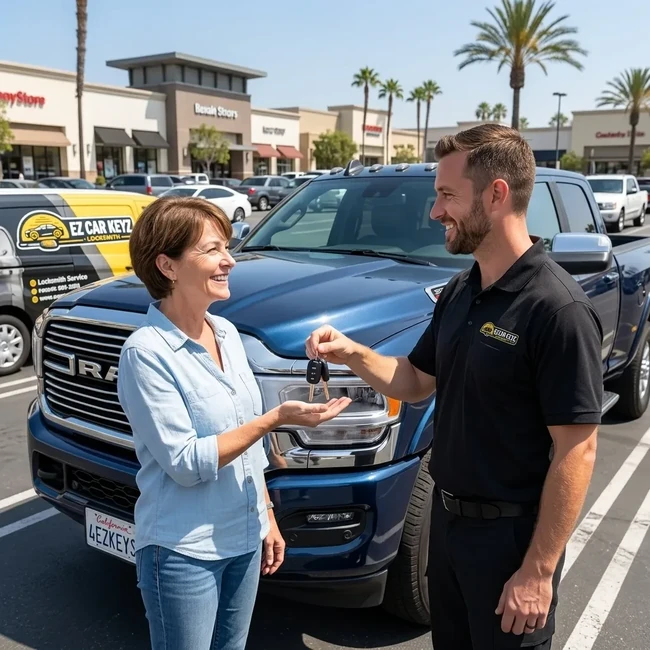 Ram 3500 key replacement in San Diego County