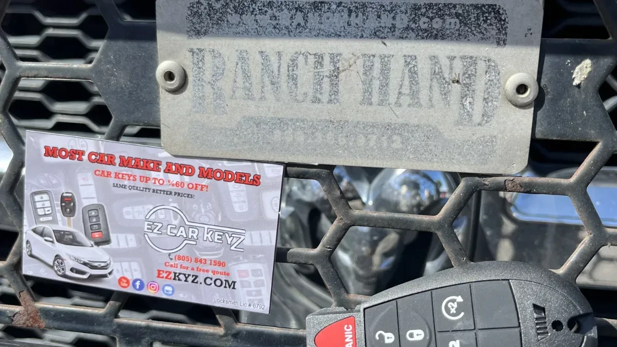 2019 Ram Promaster key replaced in your driveway in Otay Mesa CA