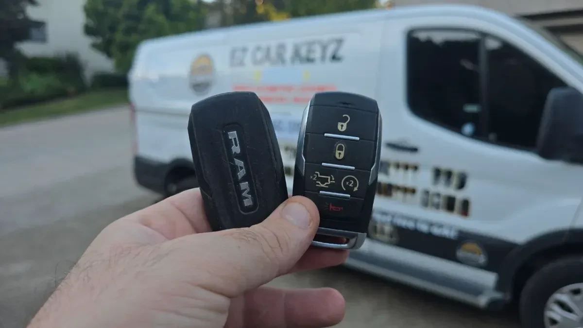 Quick turnaround 2022 Ram Promaster car key by EZ Car Keyz in Lemon Grove CA