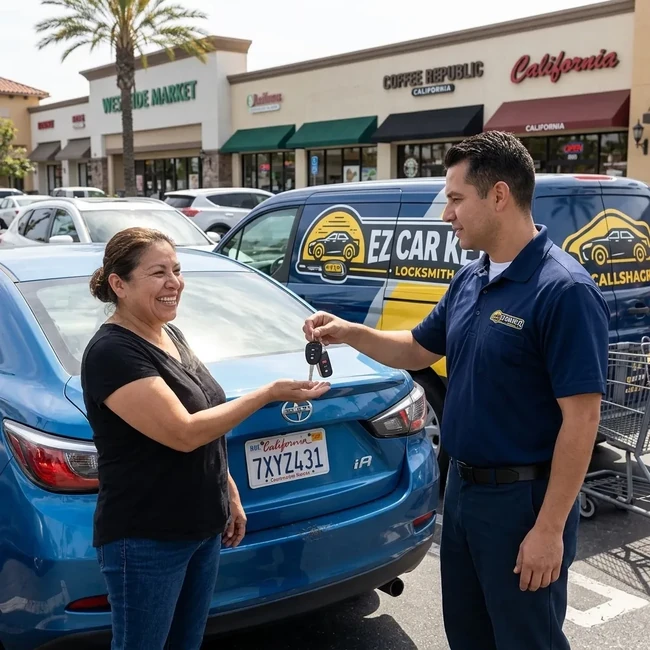 Scion iA key replacement in San Diego County