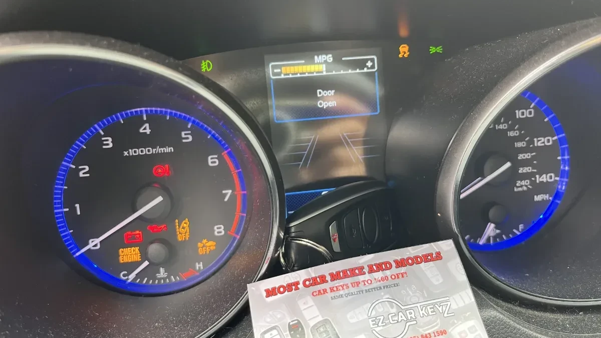 2015 Subaru BRZ key made with no spare by EZ Car Keyz Oceanside CA