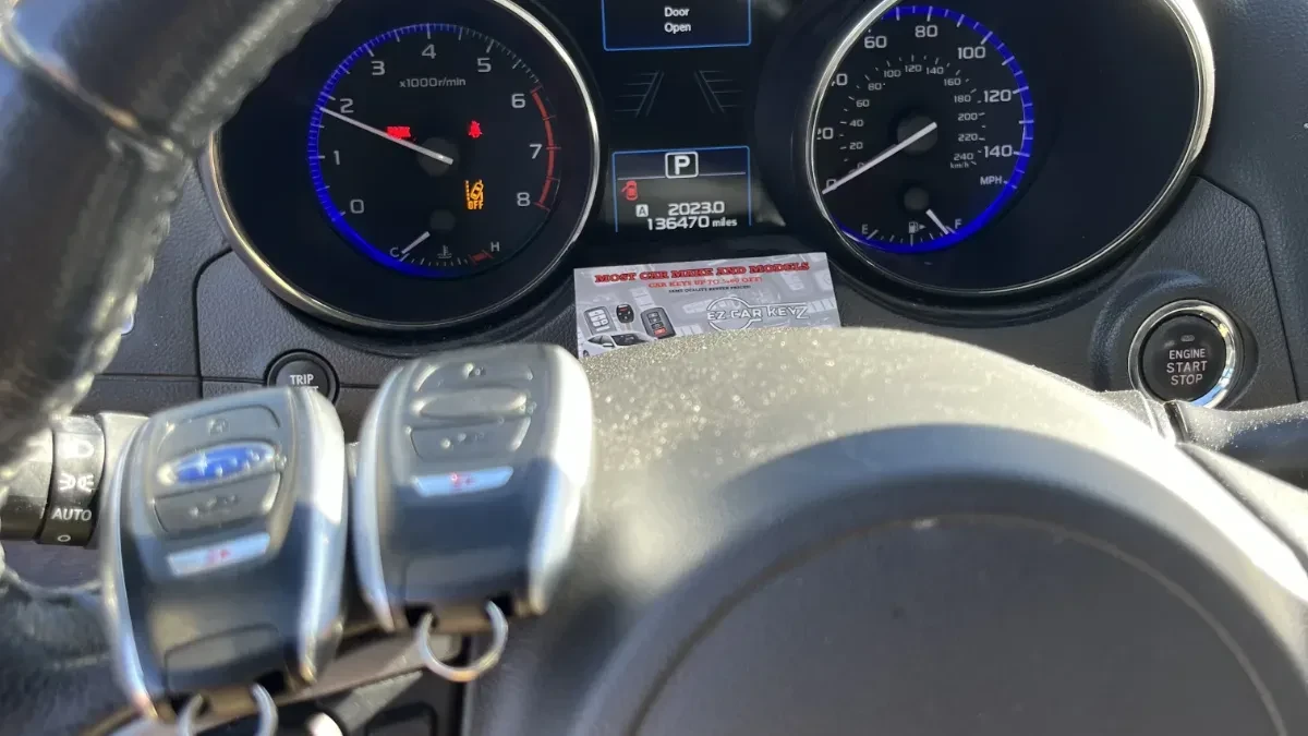 On-site 2003 Subaru Forester car key programming in Encinitas CA