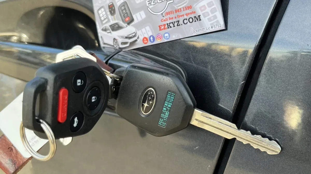 Certified auto locksmith servicing 2005 Subaru Impreza in National City CA