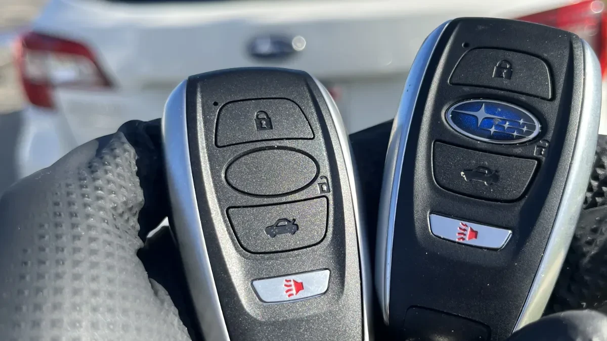 Same-day 2020 Subaru Legacy key replacement in San Diego CA