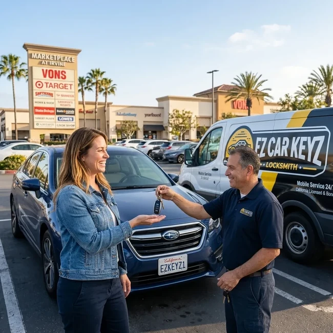 Subaru Legacy key replacement in San Diego County
