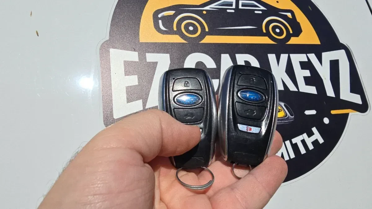 2012 Subaru Outback key made with no spare by EZ Car Keyz Solana Beach CA