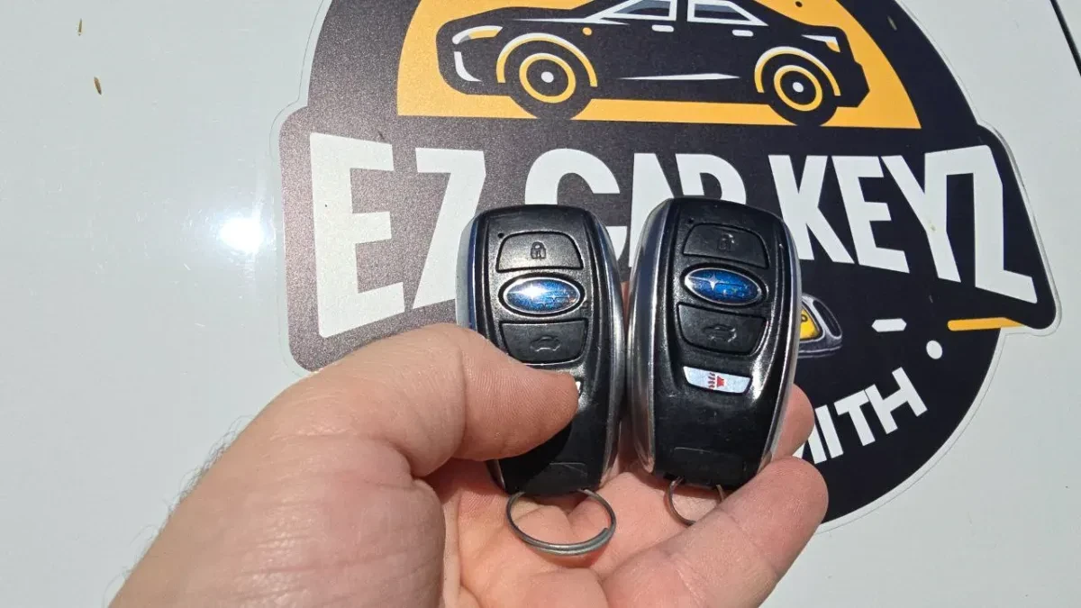 2018 Subaru Outback key made with no spare by EZ Car Keyz Rancho Bernardo CA