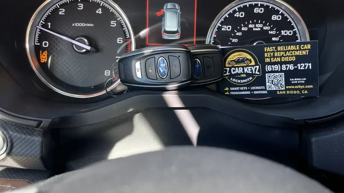 2021 Subaru Outback key made with no spare by EZ Car Keyz San Marcos CA