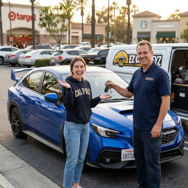 Subaru WRX key replacement in San Diego County