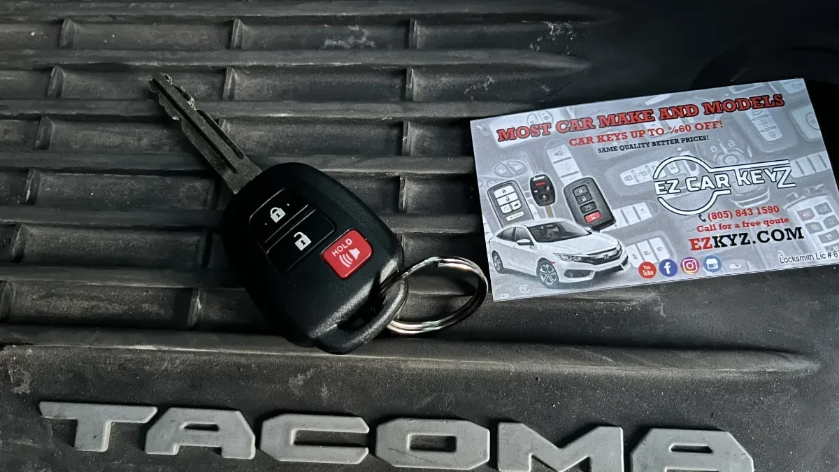 Lost 2017 Toyota 4runner key replacement by EZ Car Keyz in National City CA