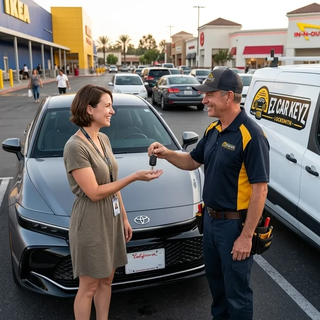 Toyota Crown key replacement in San Diego County