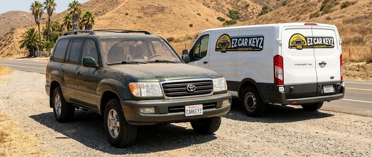 Toyota Fj Cruiser mobile car key service by EZ Car Keyz in San Diego County