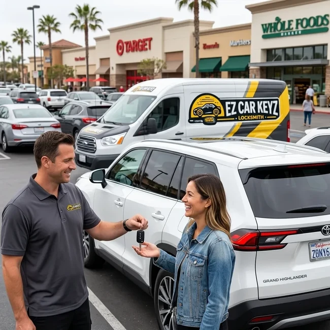 Toyota Grand Highlander key replacement in San Diego County