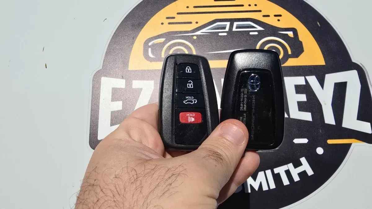 Affordable 2013 Toyota Highlander key replacement by EZ Car Keyz in Alpine CA
