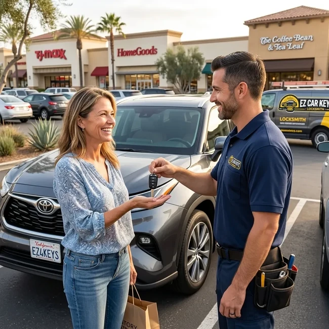 Toyota Highlander key replacement in San Diego County