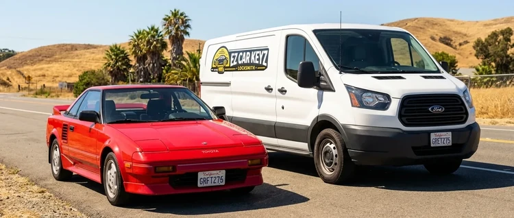 Toyota Land Cruiser mobile car key service by EZ Car Keyz in San Diego County