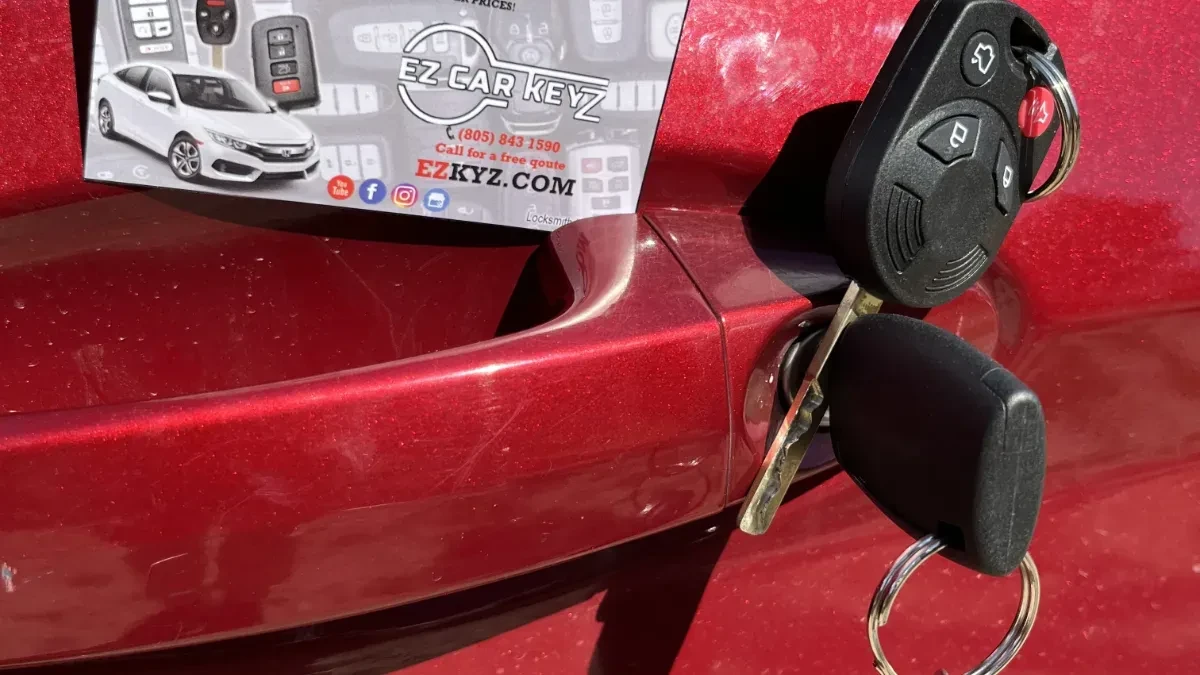 2010 Toyota Matrix key made with no spare by EZ Car Keyz Otay Mesa CA