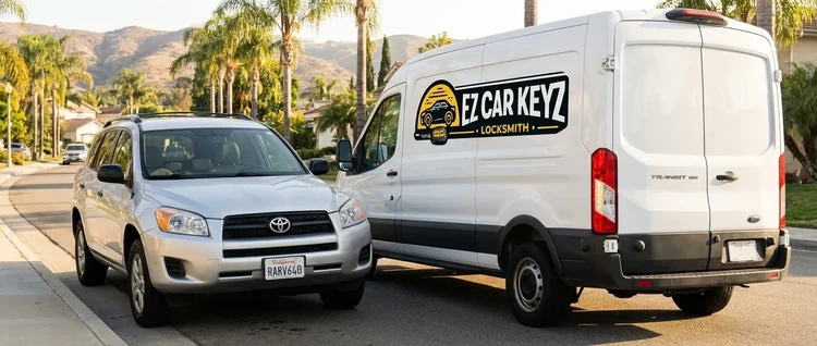 Toyota Matrix mobile car key service by EZ Car Keyz in San Diego County
