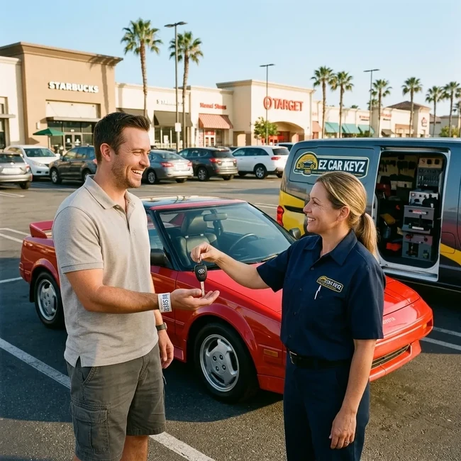 Toyota Mr2 key replacement in San Diego County