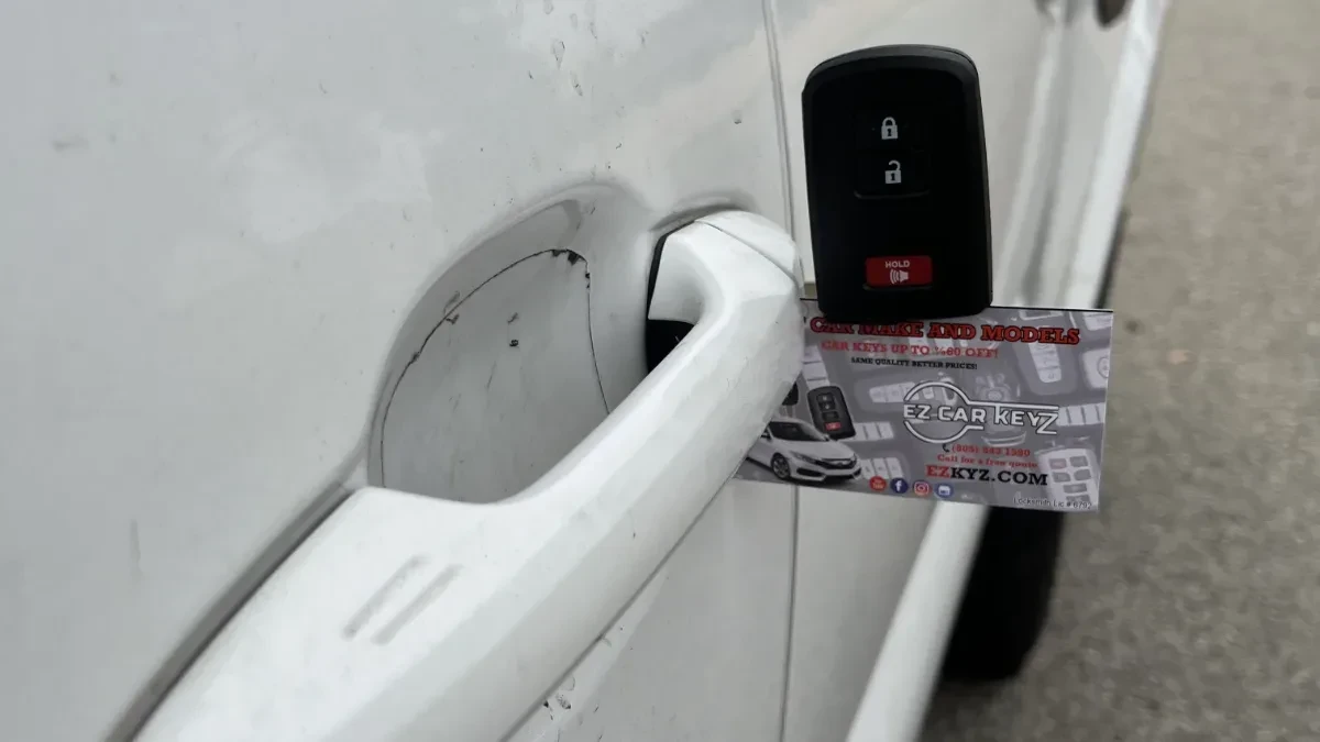 Mobile 2012 Toyota Prius key replacement at your location in Poway CA
