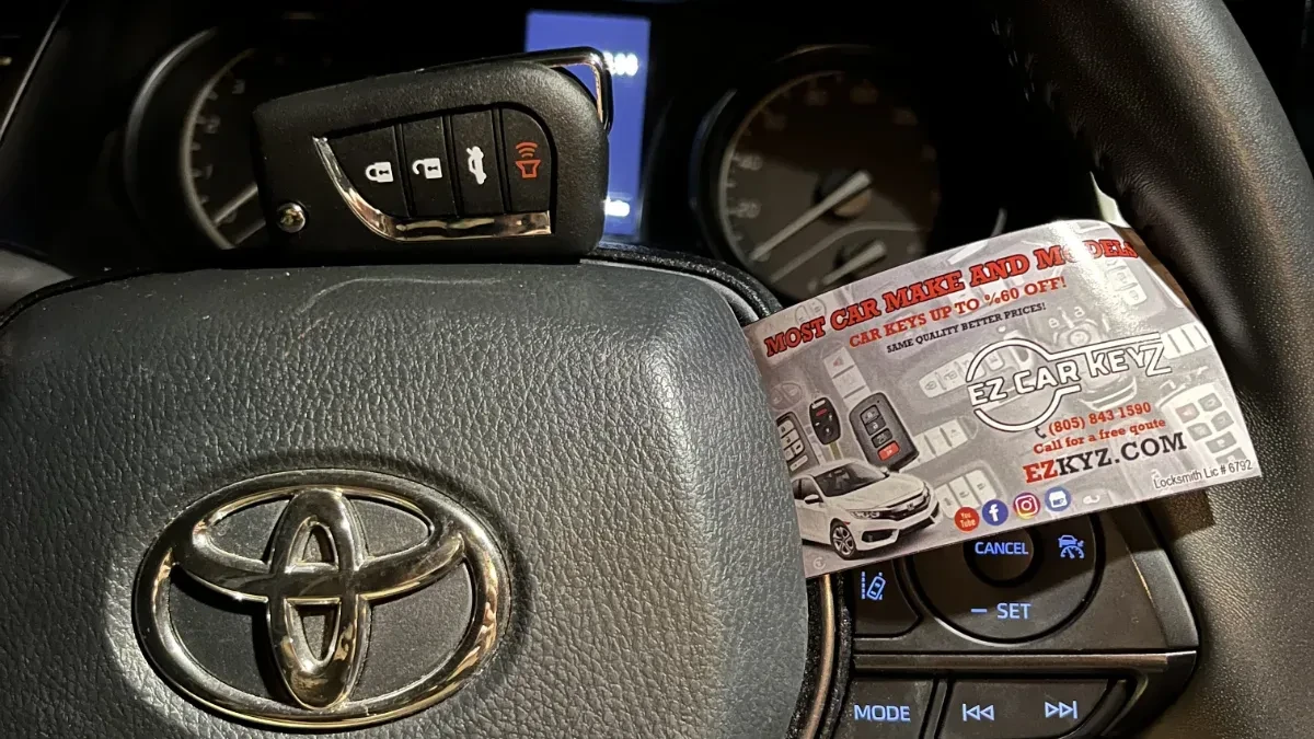 Affordable 2017 Toyota Sequoia key replacement by EZ Car Keyz in Escondido CA