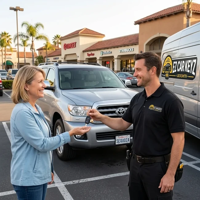 Toyota Sequoia key replacement in San Diego County