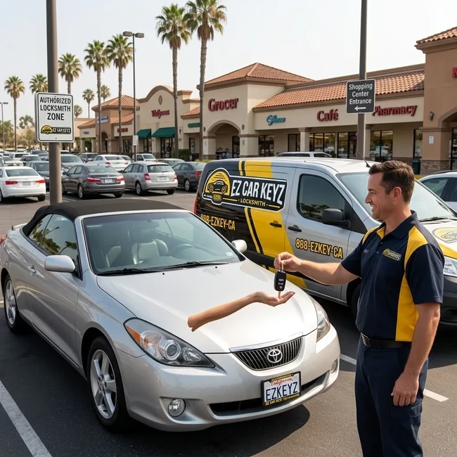 Toyota Solara key replacement in San Diego County