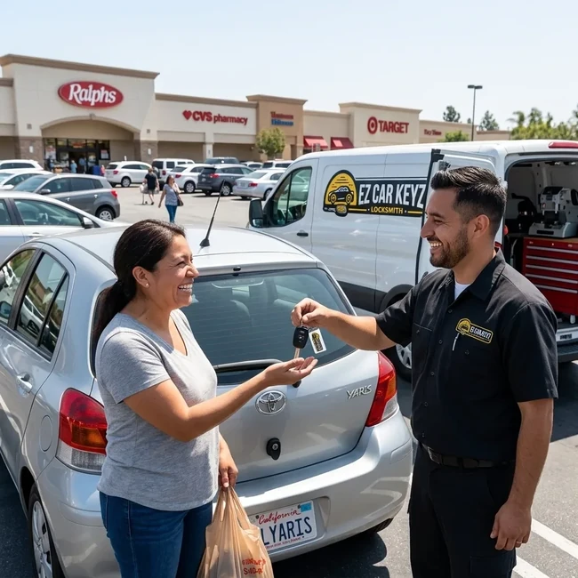 Toyota Yaris key replacement in San Diego County