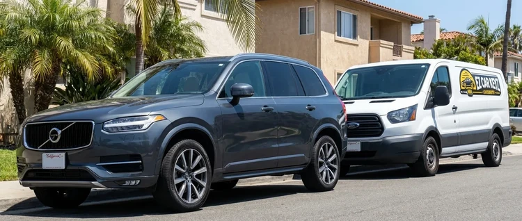 Volvo V90 mobile car key service by EZ Car Keyz in San Diego County