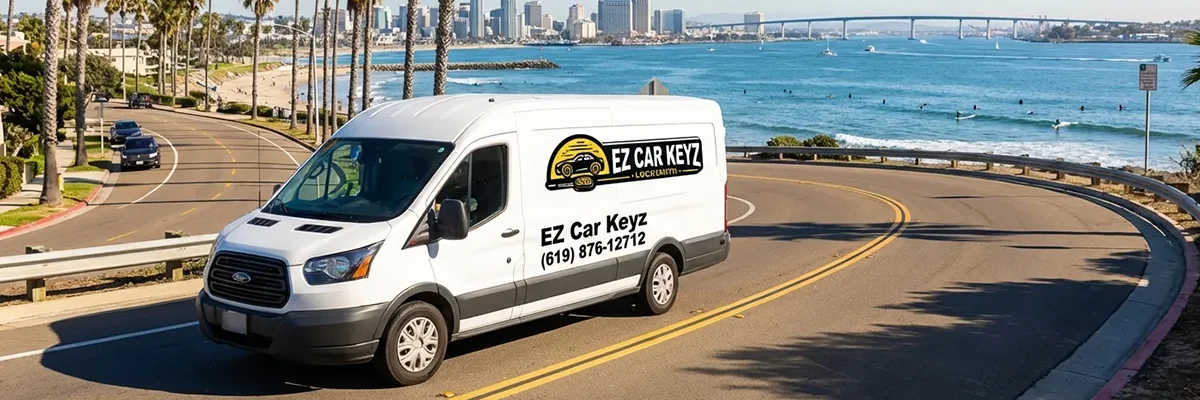 EZ Car Keyz mobile locksmith van serving San Diego