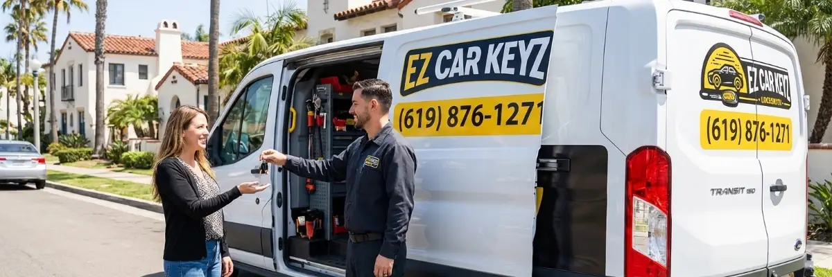 EZ Car Keyz customer review in Del Mar Village
