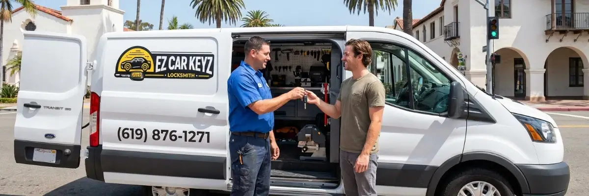 EZ Car Keyz customer review in Downtown Fallbrook