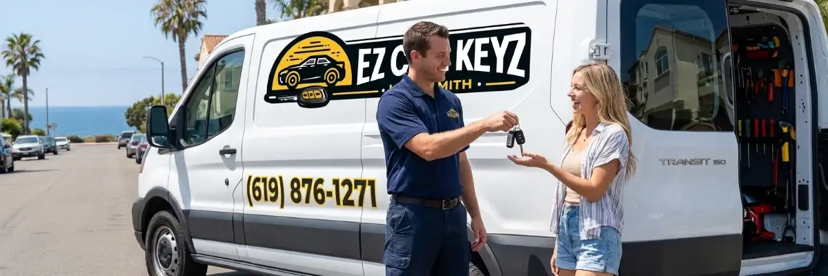 EZ Car Keyz customer review in Downtown Oceanside