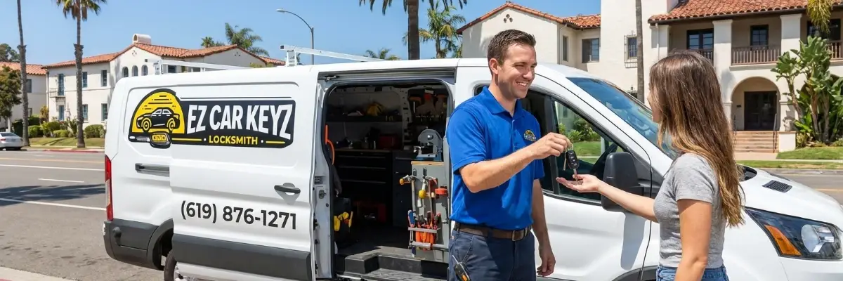 EZ Car Keyz customer review in La Jolla