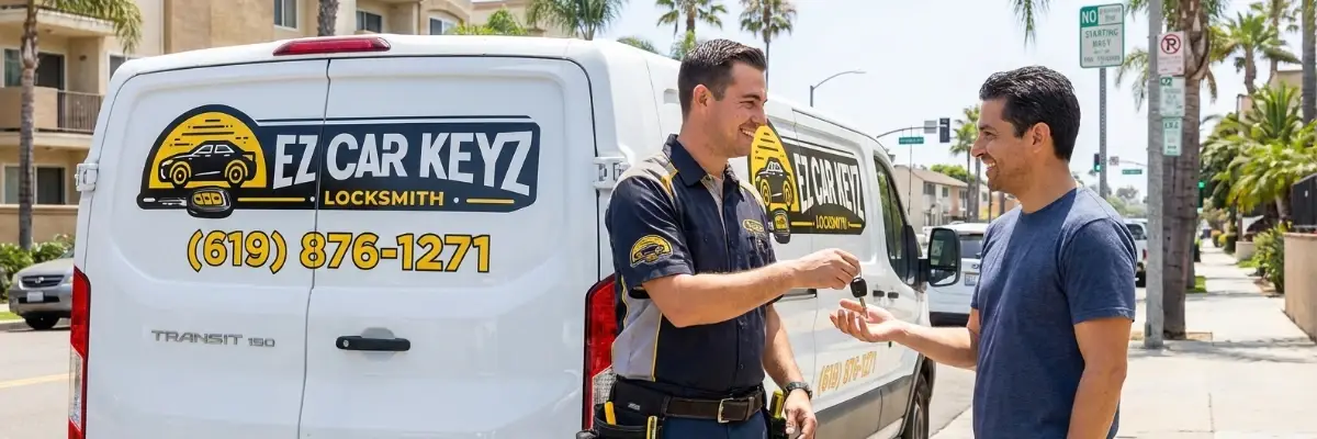 EZ Car Keyz customer review in Ocean Beach