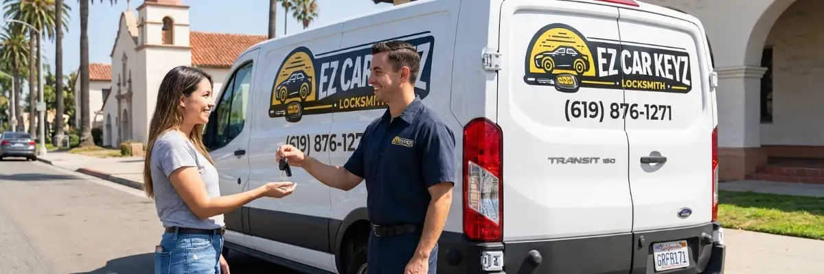 EZ Car Keyz customer review in Downtown Vista