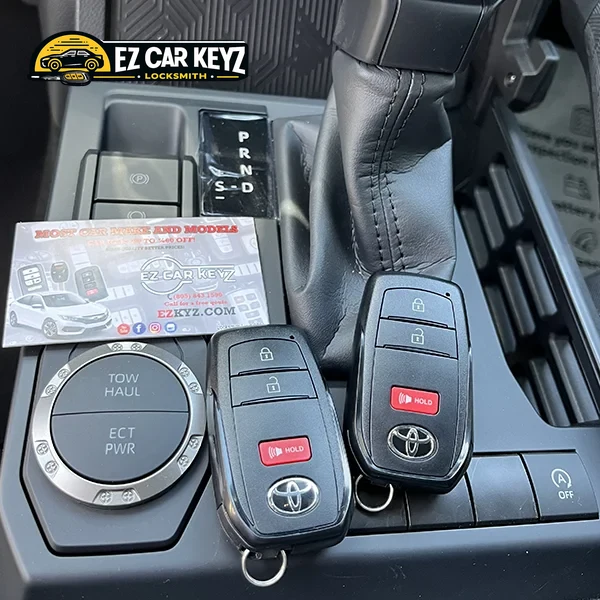 Broken key stuck in lock before extraction by EZ Car Keyz in San Diego