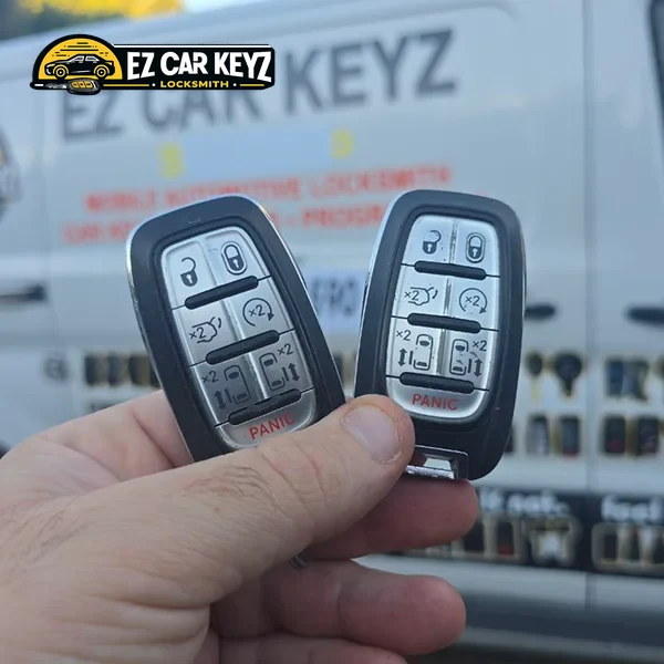 New replacement car keys ready for customer by EZ Car Keyz in San Diego