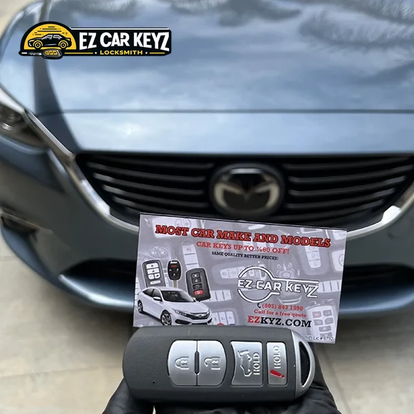 Key fob opened for battery replacement by EZ Car Keyz in San Diego