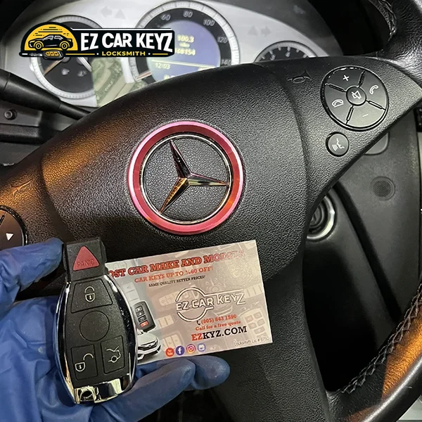 Key fob working after battery replacement by EZ Car Keyz in San Diego