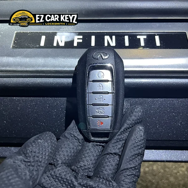 Technician unlocking vehicle during lockout service by EZ Car Keyz in San Diego