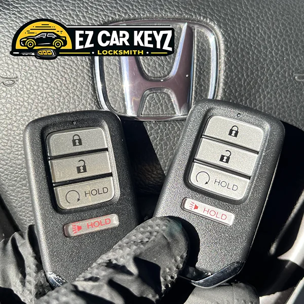 Smart key programmed and ready for delivery by EZ Car Keyz in San Diego