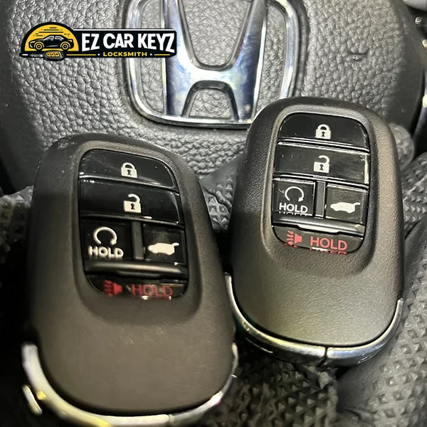 Transponder key being programmed on diagnostic tool by EZ Car Keyz in San Diego