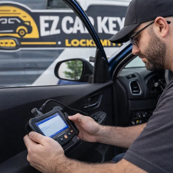 EZ Car Keyz Motorcycle Key Replacement step 03 - Key Cut & Running in San Diego