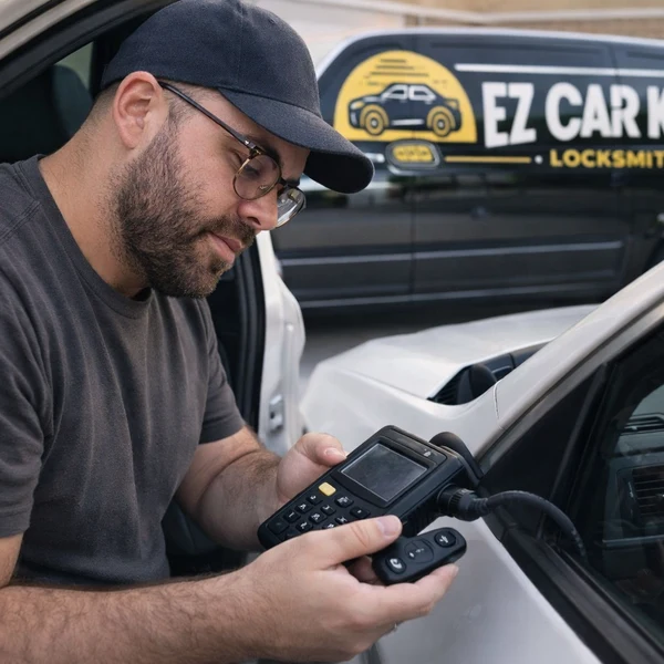 EZ Car Keyz Transponder Key Programming step 03 - Key Cut & Synced in San Diego