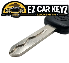 Mobile key cutting on a sidewinder blade for a 2018 Mercedes C-Class at a home driveway in Oceanside, California.